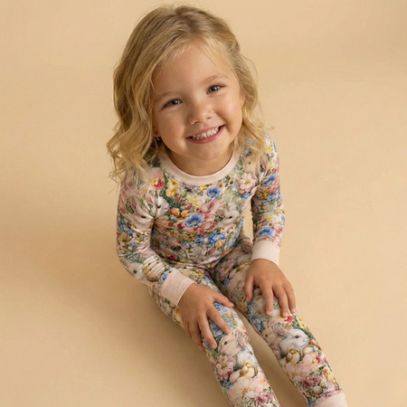 Bamboo Two-Piece Pajama Easter Morning – SofiaMila