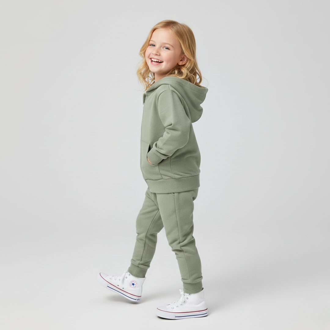 Organic Cotton Full-Zip Tracksuit