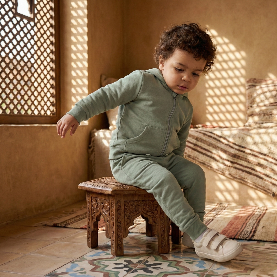 Organic Cotton Full-Zip Tracksuit