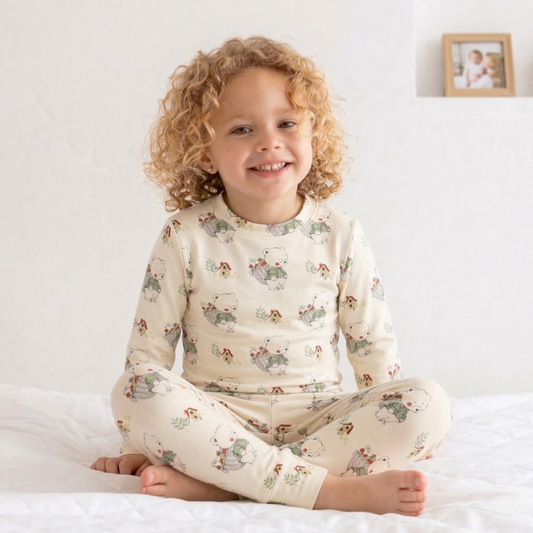 Bamboo Two-Piece Pajama Bear Picnic