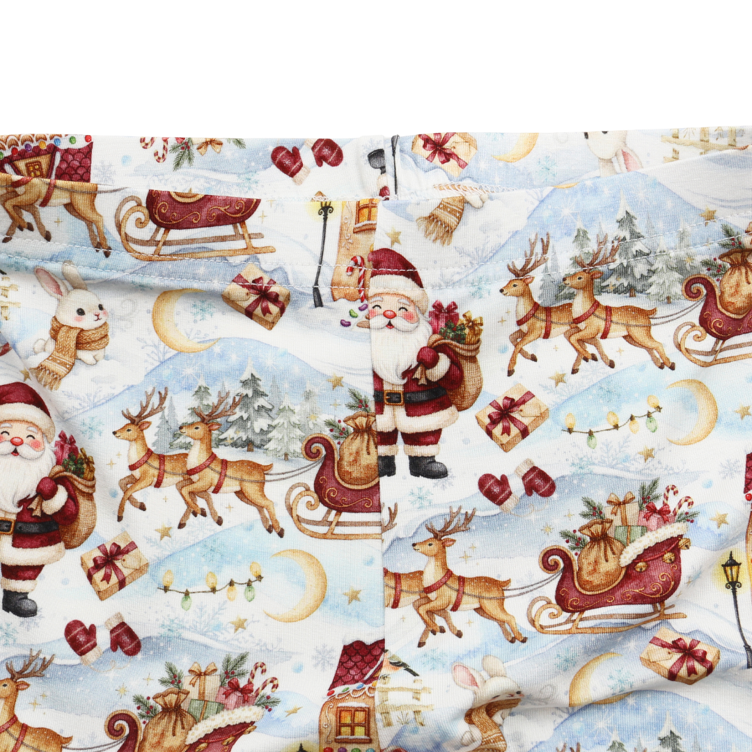Bamboo Two-Piece Pajama Santa’s Sleigh