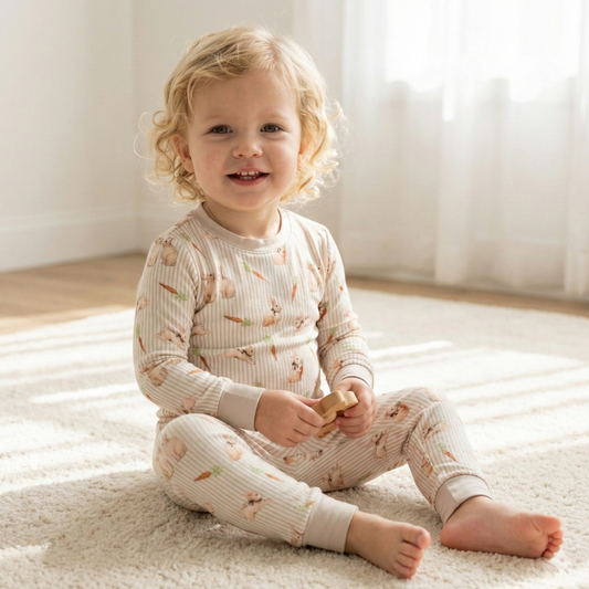 Bamboo Two Piece Pajama Bunny Trail