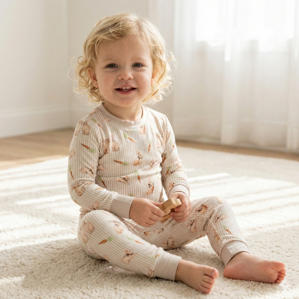 Bamboo Two Piece Pajama Bunny Trail