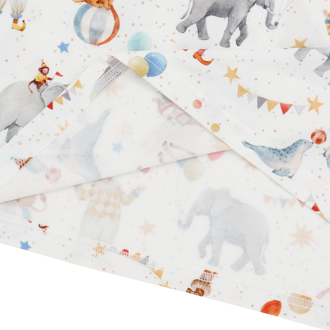 Adult Bamboo Two-Piece Pajama Circus Party