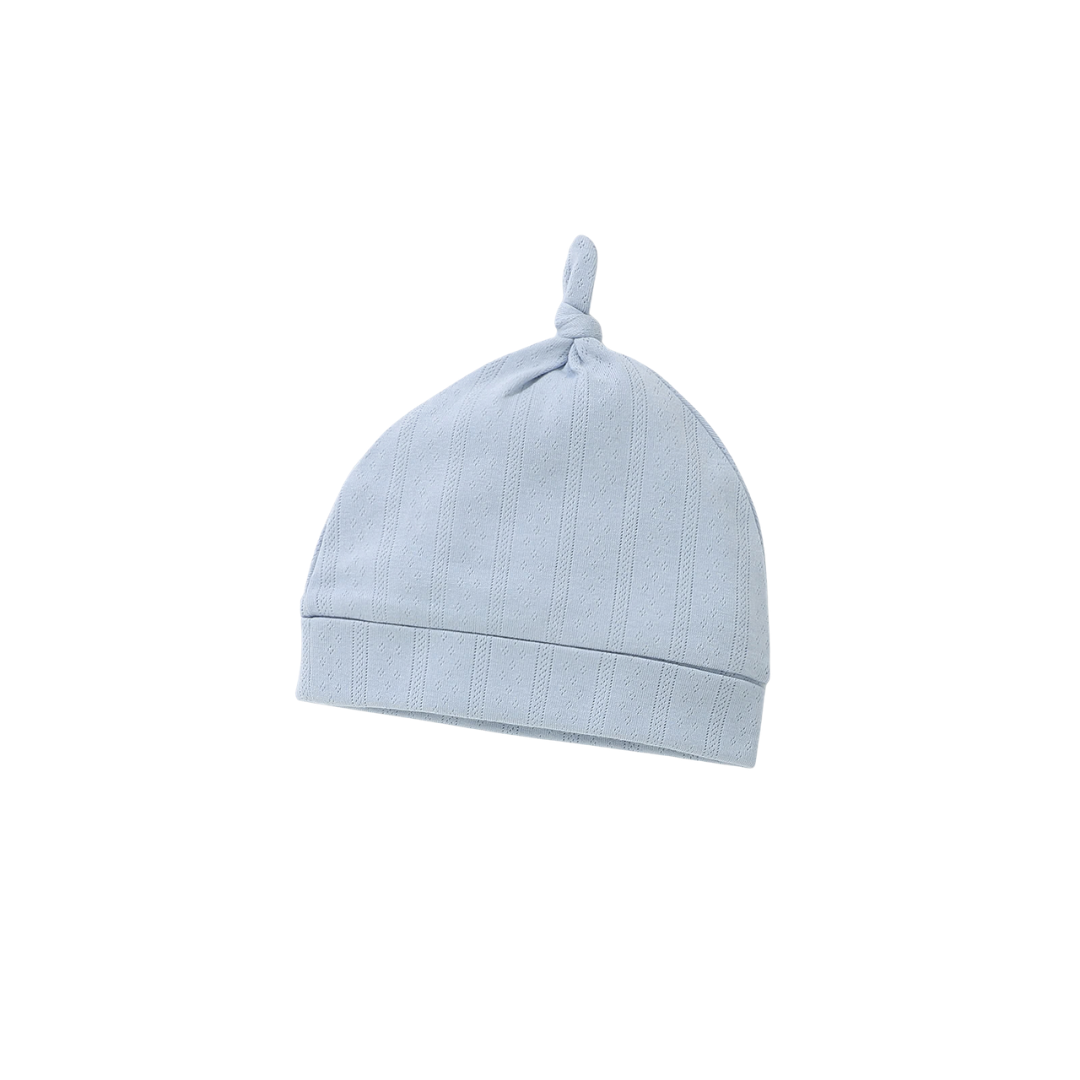 Organic Cotton Pointelle Baby Hat