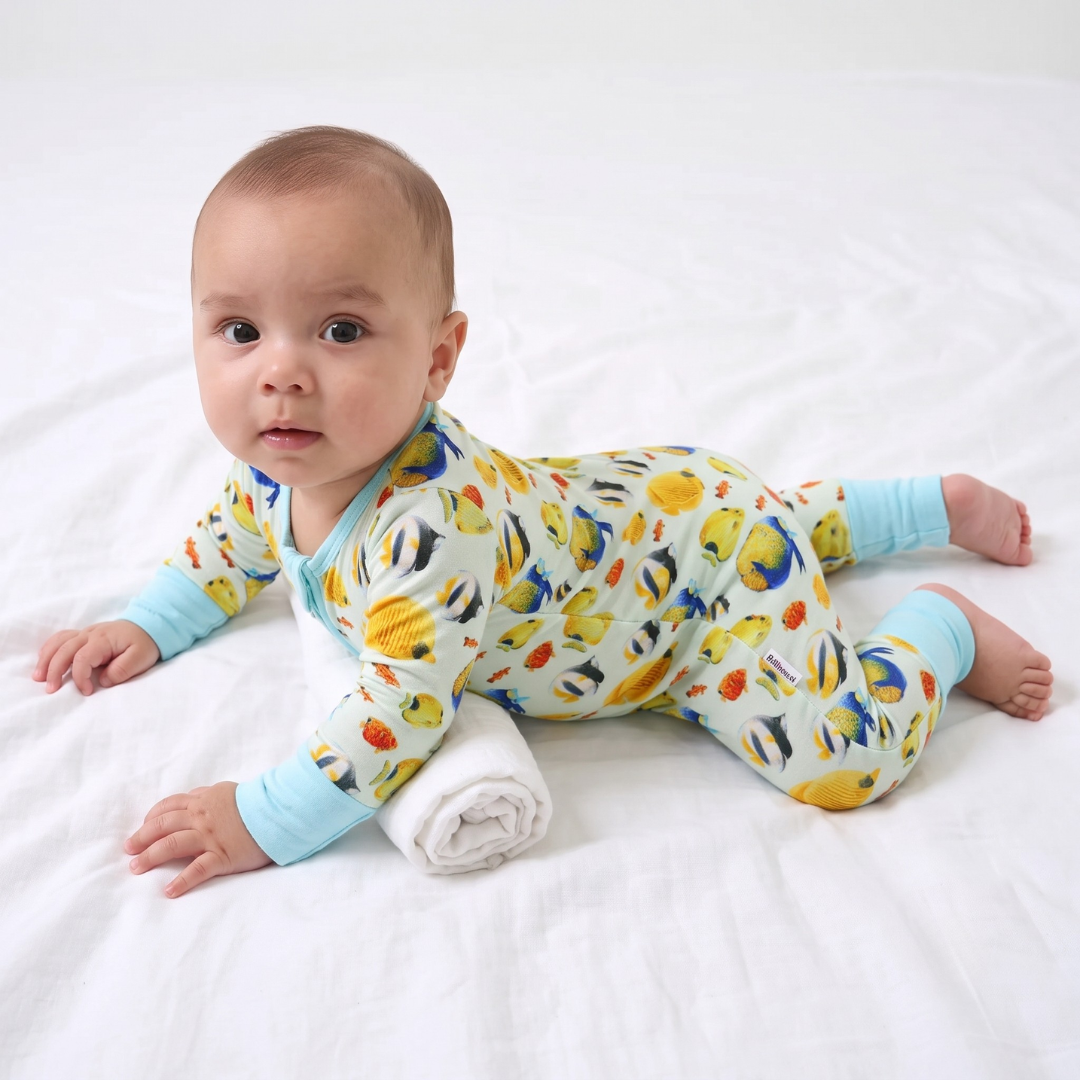 Bamboo Zippy Pajama Ocean Wonders