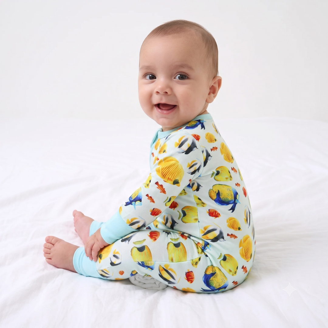 Bamboo Zippy Pajama Ocean Wonders