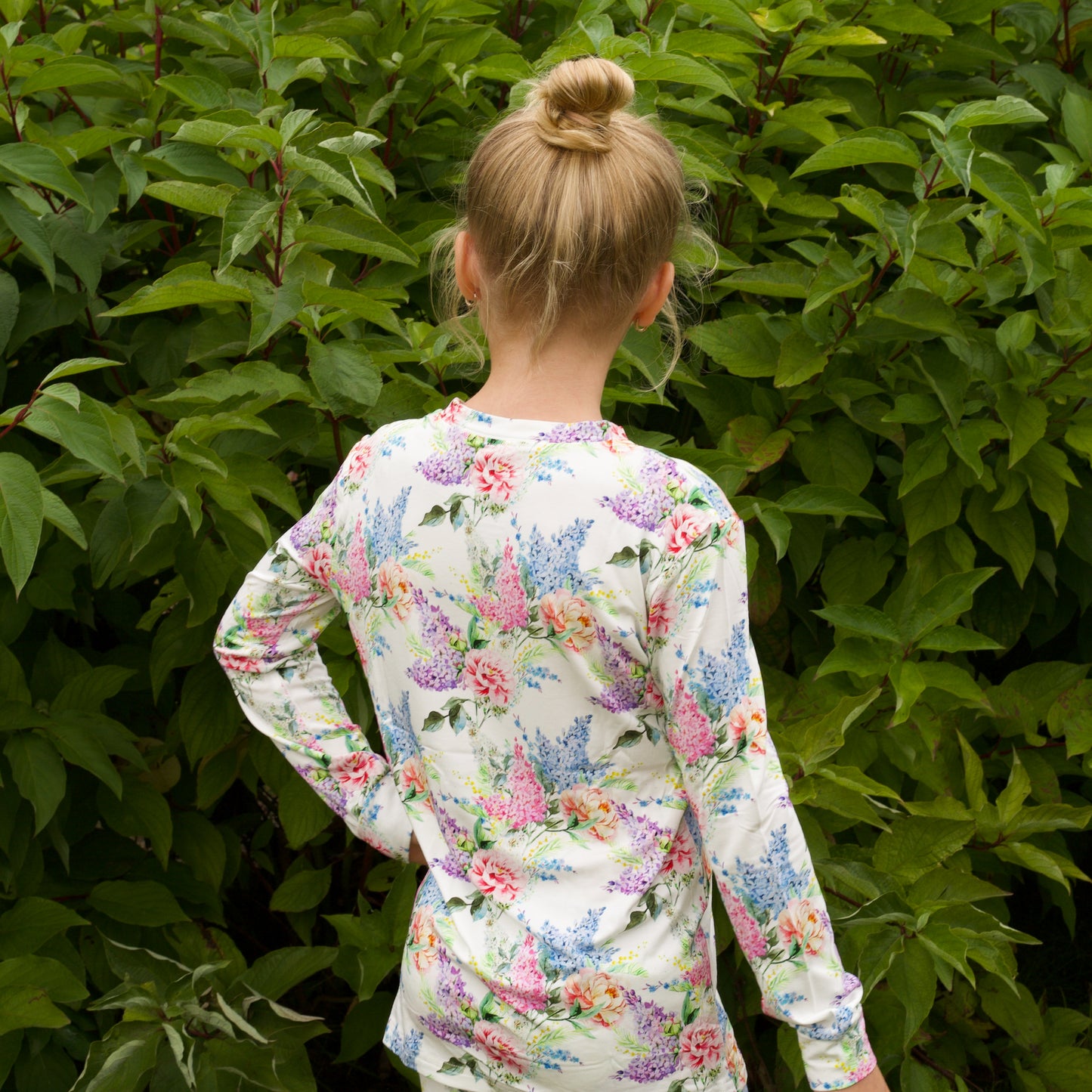 Bamboo Two Piece Pajama Wildflower Whimsy