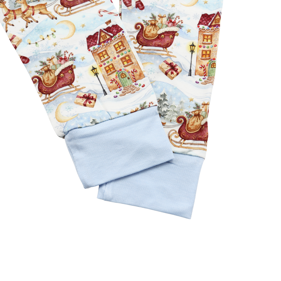 Bamboo Two-Piece Pajama Santa’s Sleigh