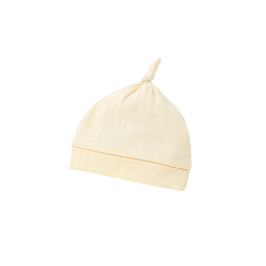 Organic Cotton Pointelle Baby Hat