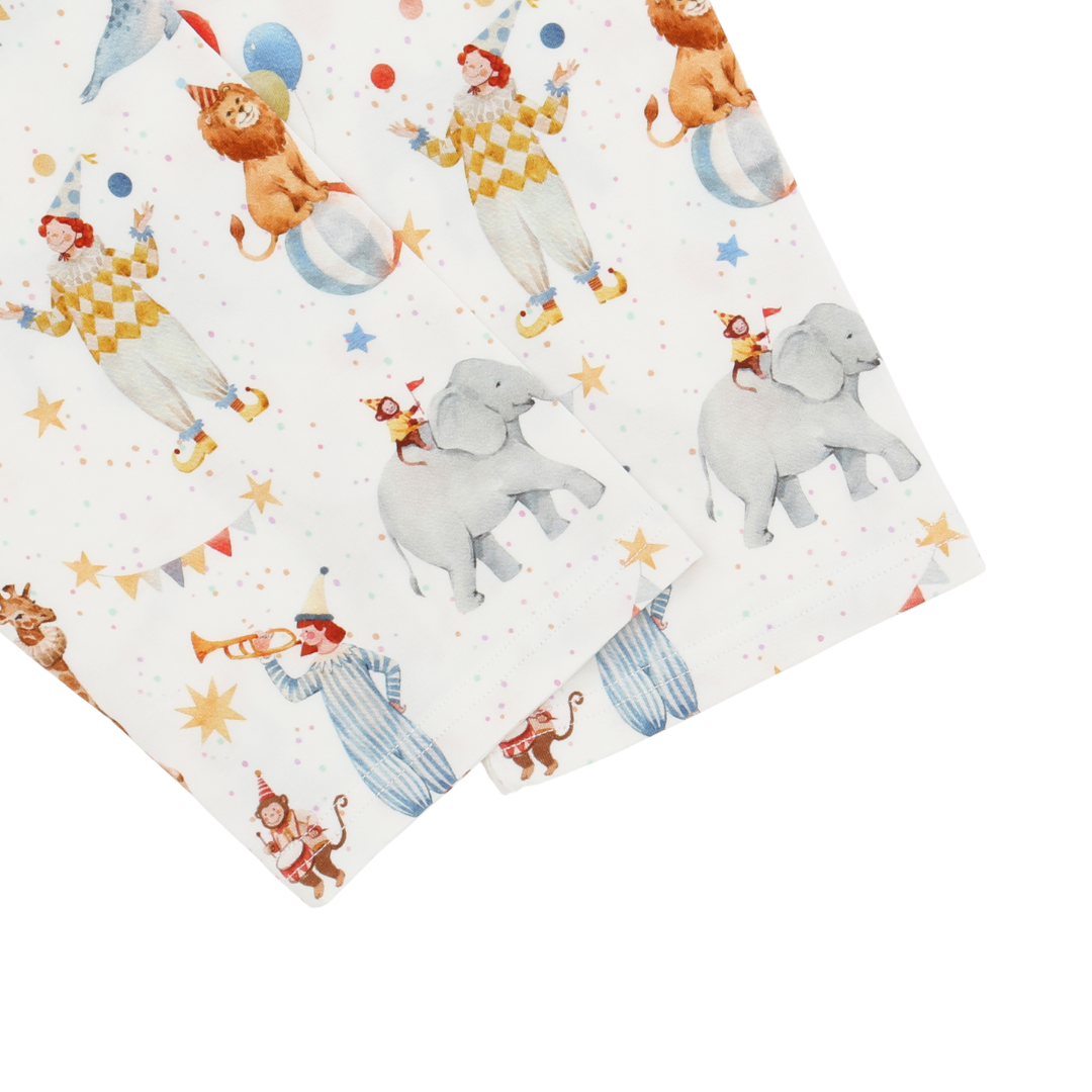 Adult Bamboo Two-Piece Pajama Circus Party