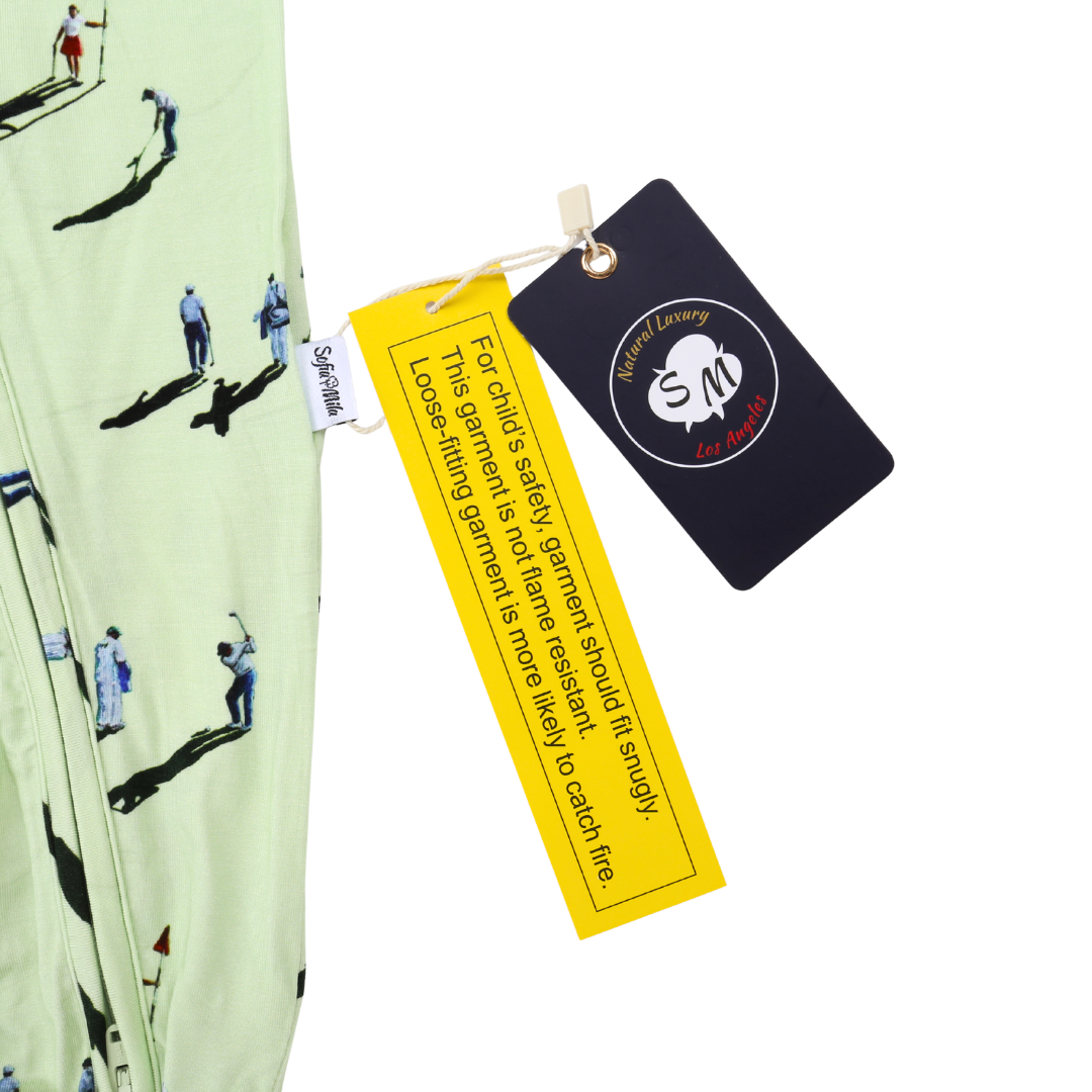 Bamboo Zippy Pajama Tee Time