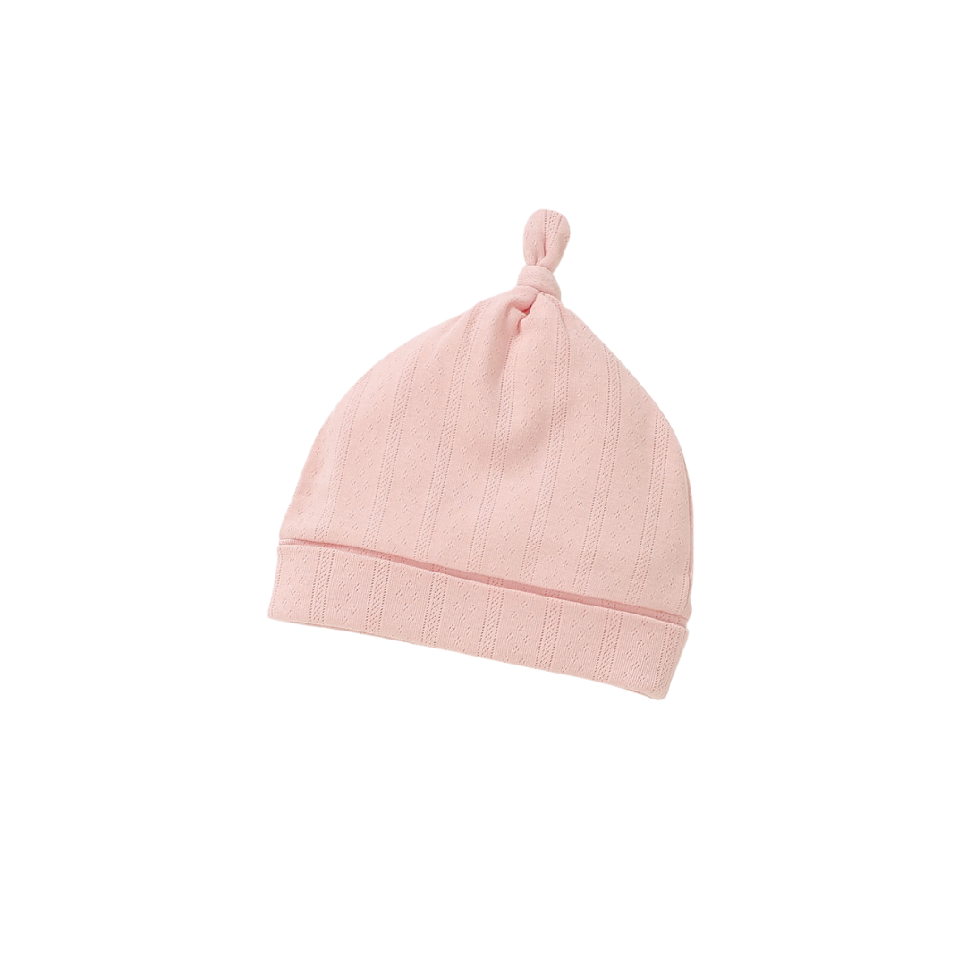 Organic Cotton Pointelle Baby Hat