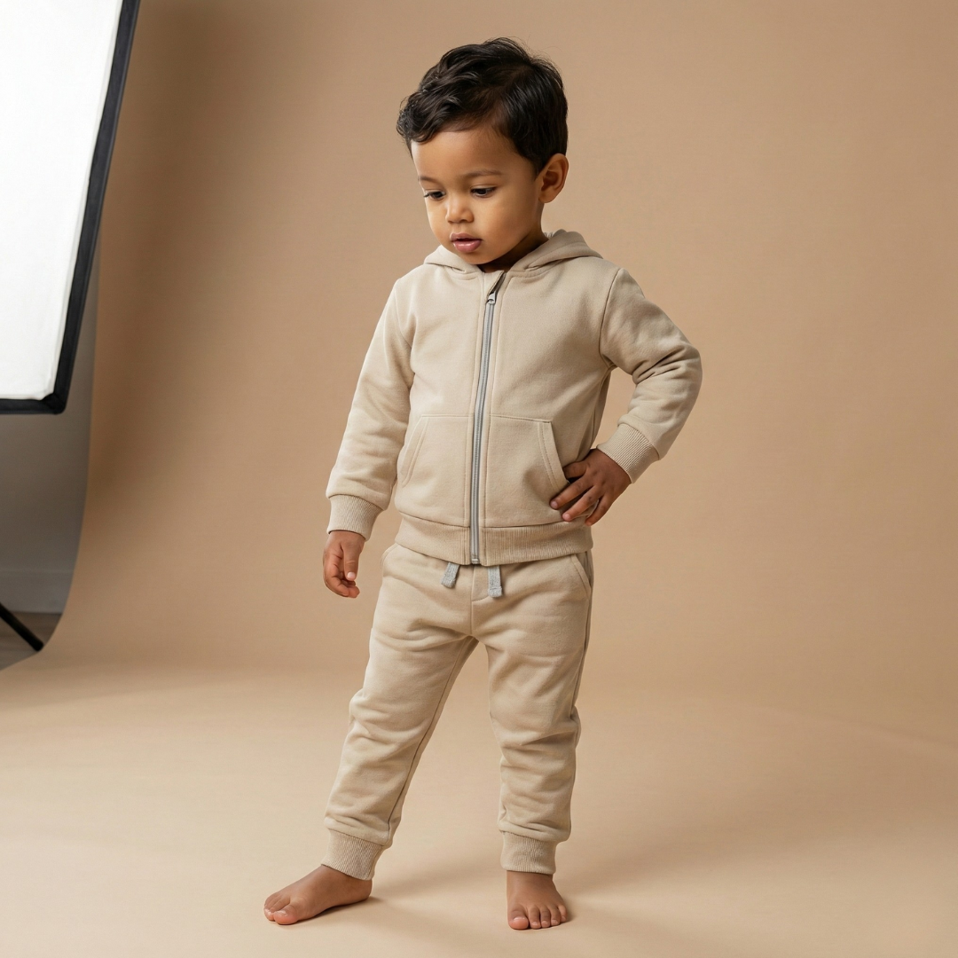 Organic Cotton Full-Zip Tracksuit