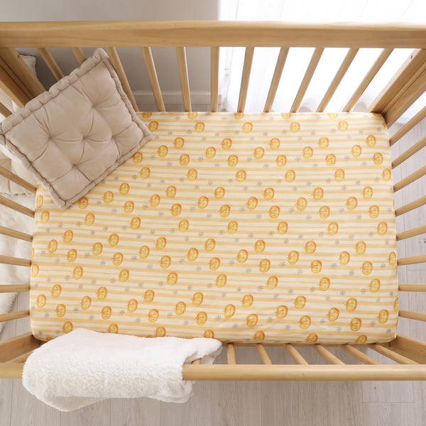 Bamboo Fitted Crib Sheet Pumpkin Patch
