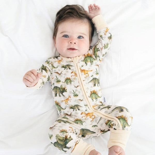 Bamboo Zippy Pajama Dino World
