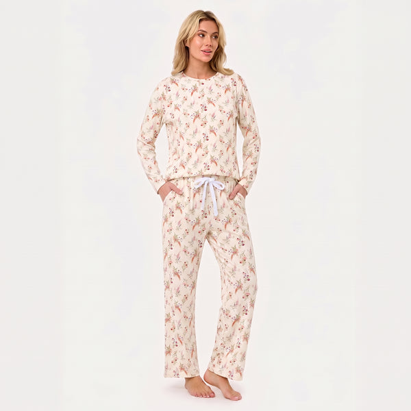 Adult Bamboo Pajama Set Flora