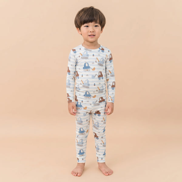 Bamboo Two-Piece Pajama Little Builders