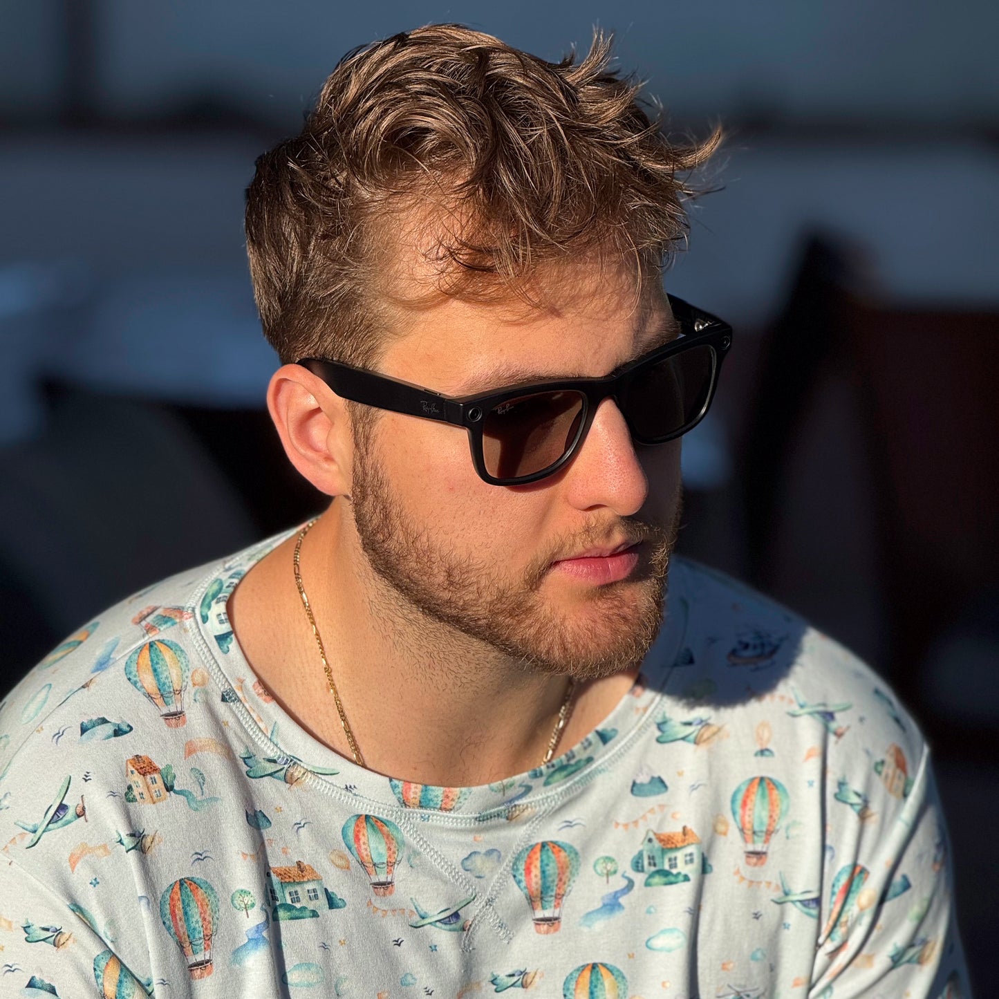 Men's Adult Organic Cotton Two-Piece Pajama Little Voyager