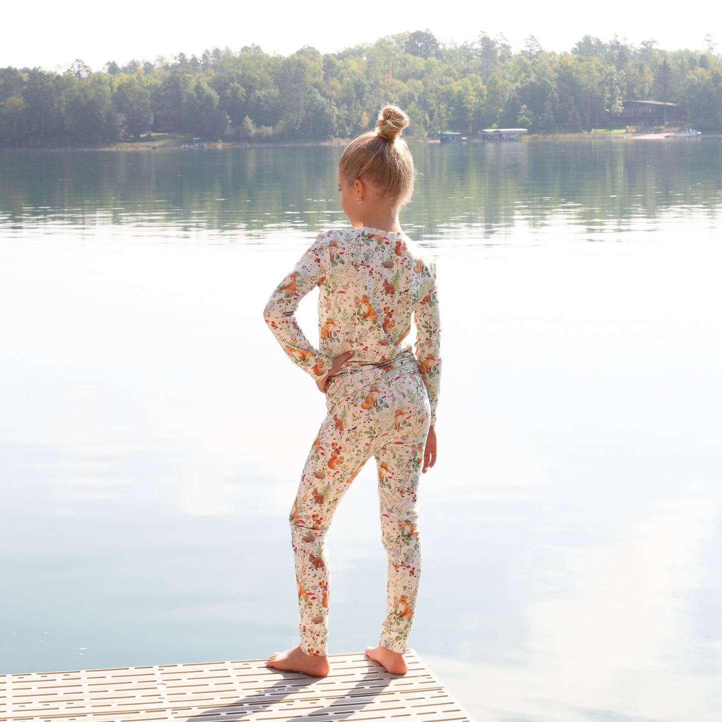 Bamboo Two Piece Pajama Woodland Animals