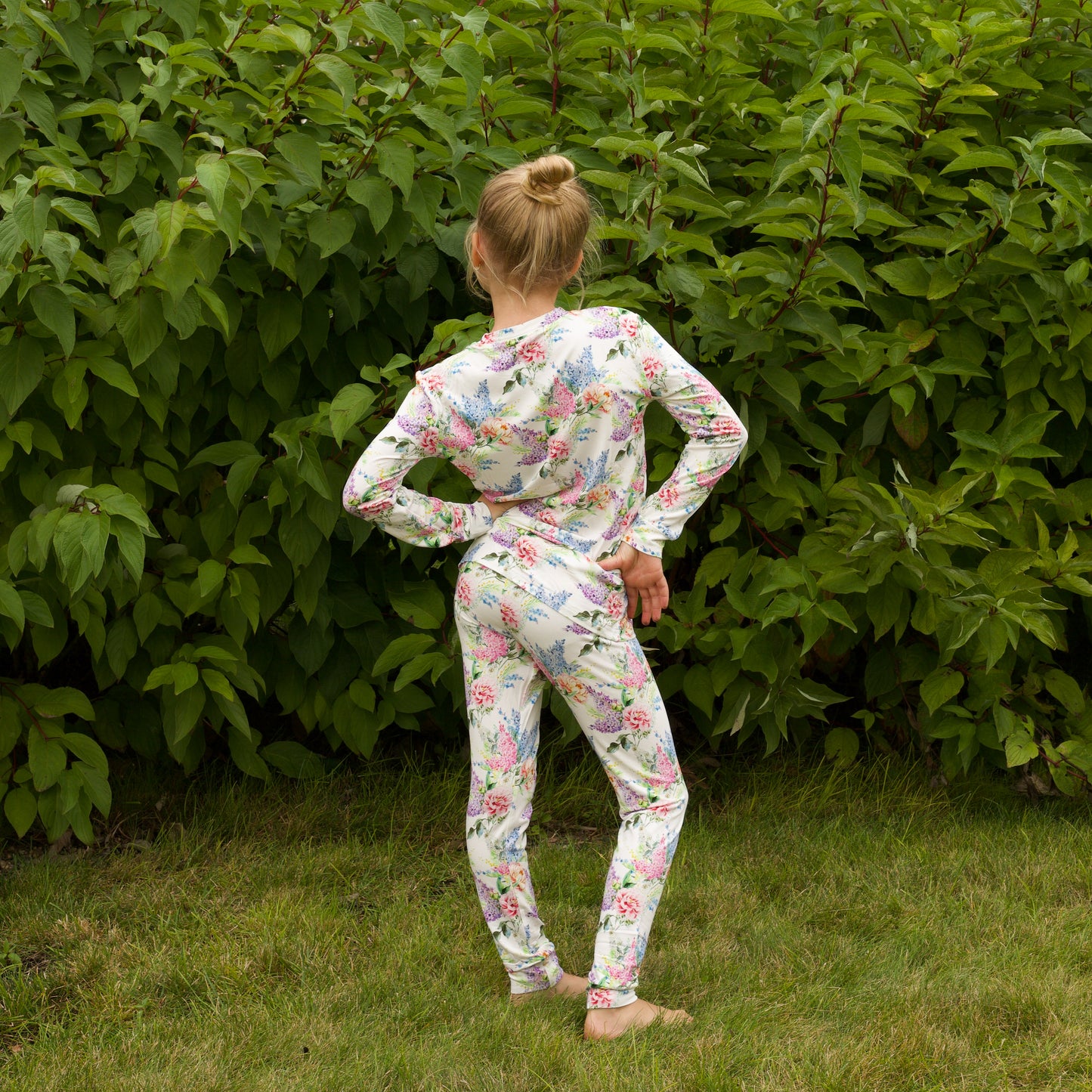 Bamboo Two Piece Pajama Wildflower Whimsy