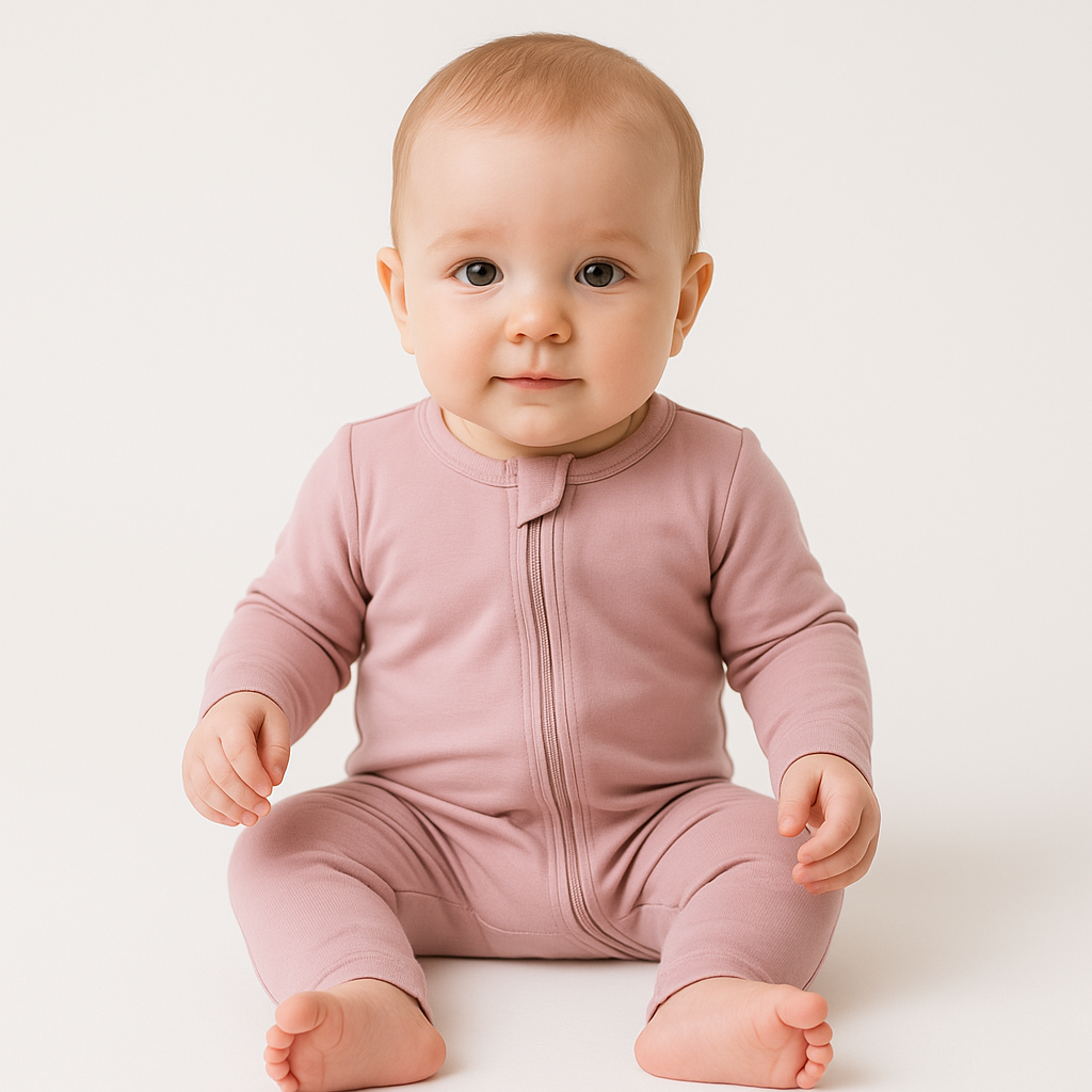 Bamboo Zipper Convertible Sleeper Plum Purple