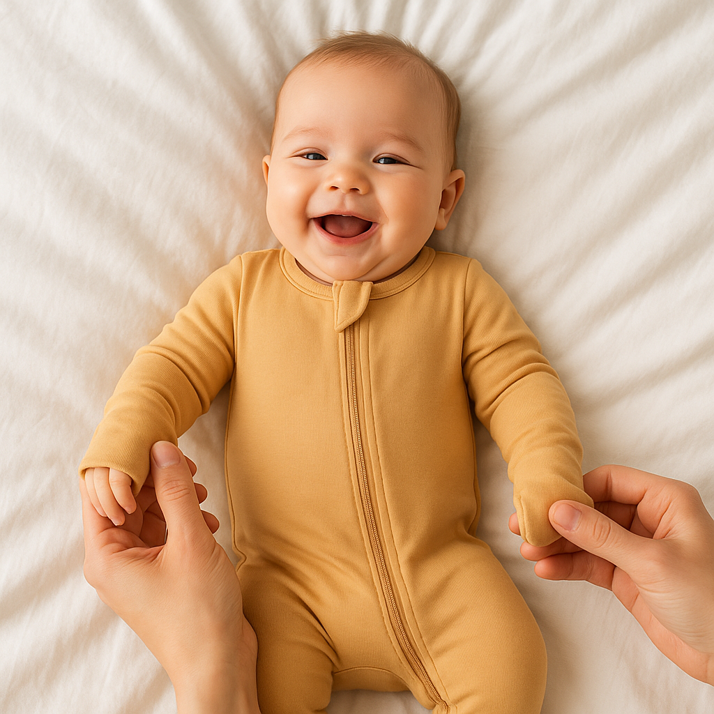 Bamboo Zipper Convertible Sleeper Honey Beige