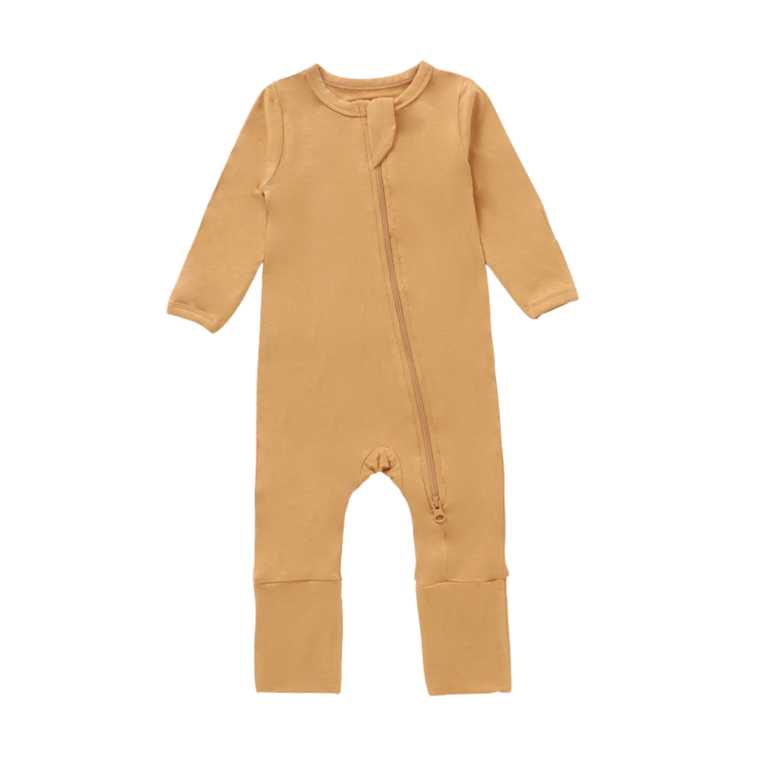 Bamboo Zipper Convertible Sleeper Honey Beige