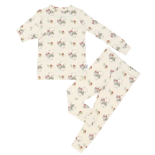 Bamboo Two-Piece Pajama Bear Picnic