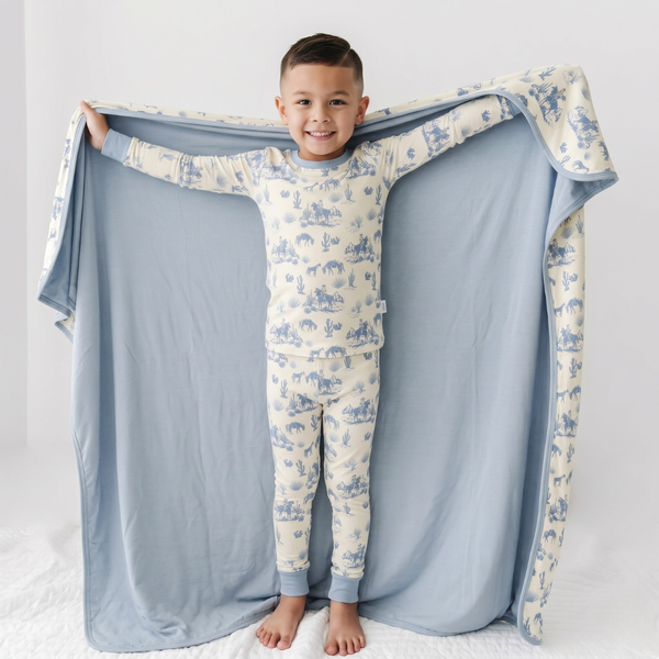 Bamboo Large Blanket Western Sky