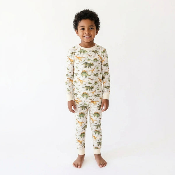 Bamboo Two-Piece Pajama Dino World