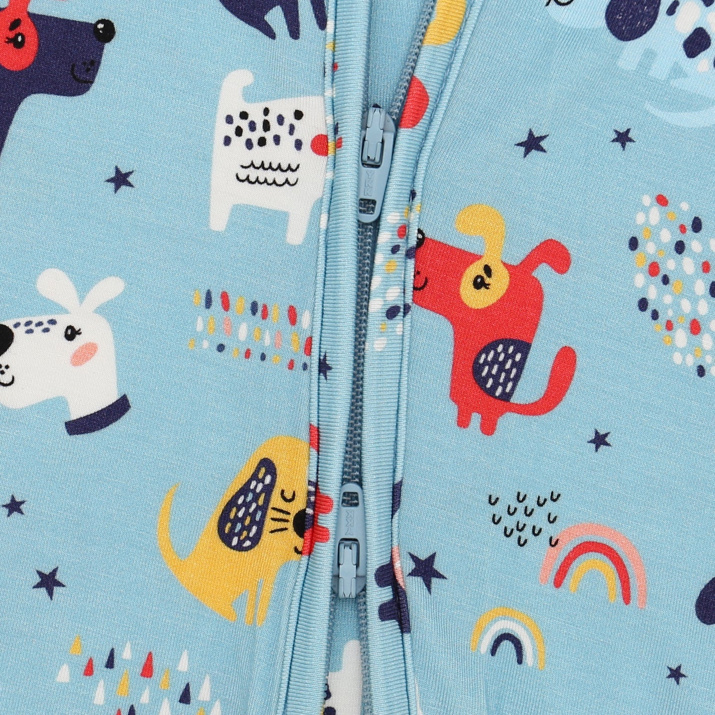 Bamboo Zippy Pajama Puppy Parade