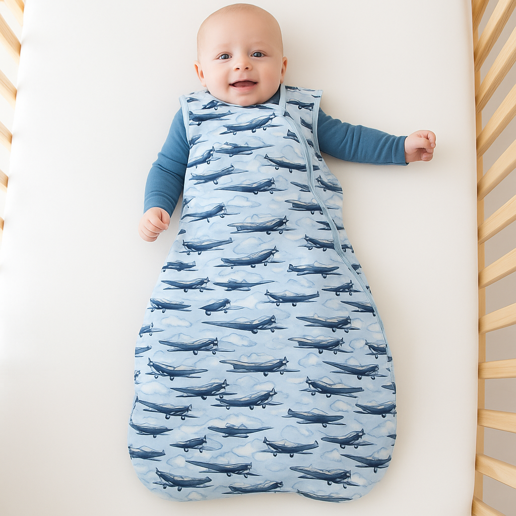 Bamboo Sleep Sack Airplane