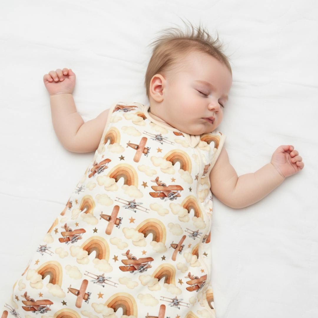 Bamboo Sleep Sack Neutral Skies