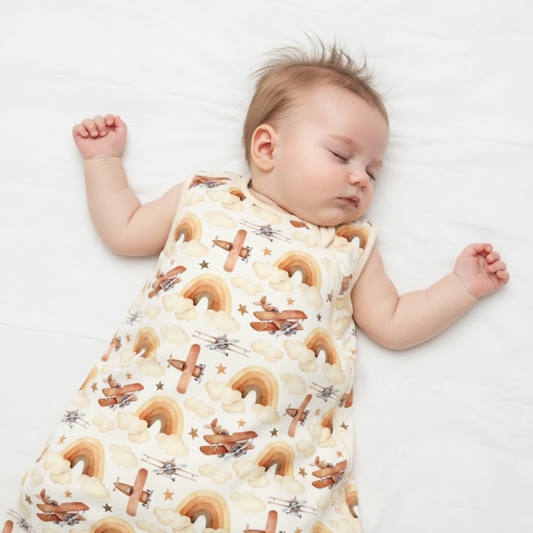 Bamboo Sleep Sack Neutral Skies