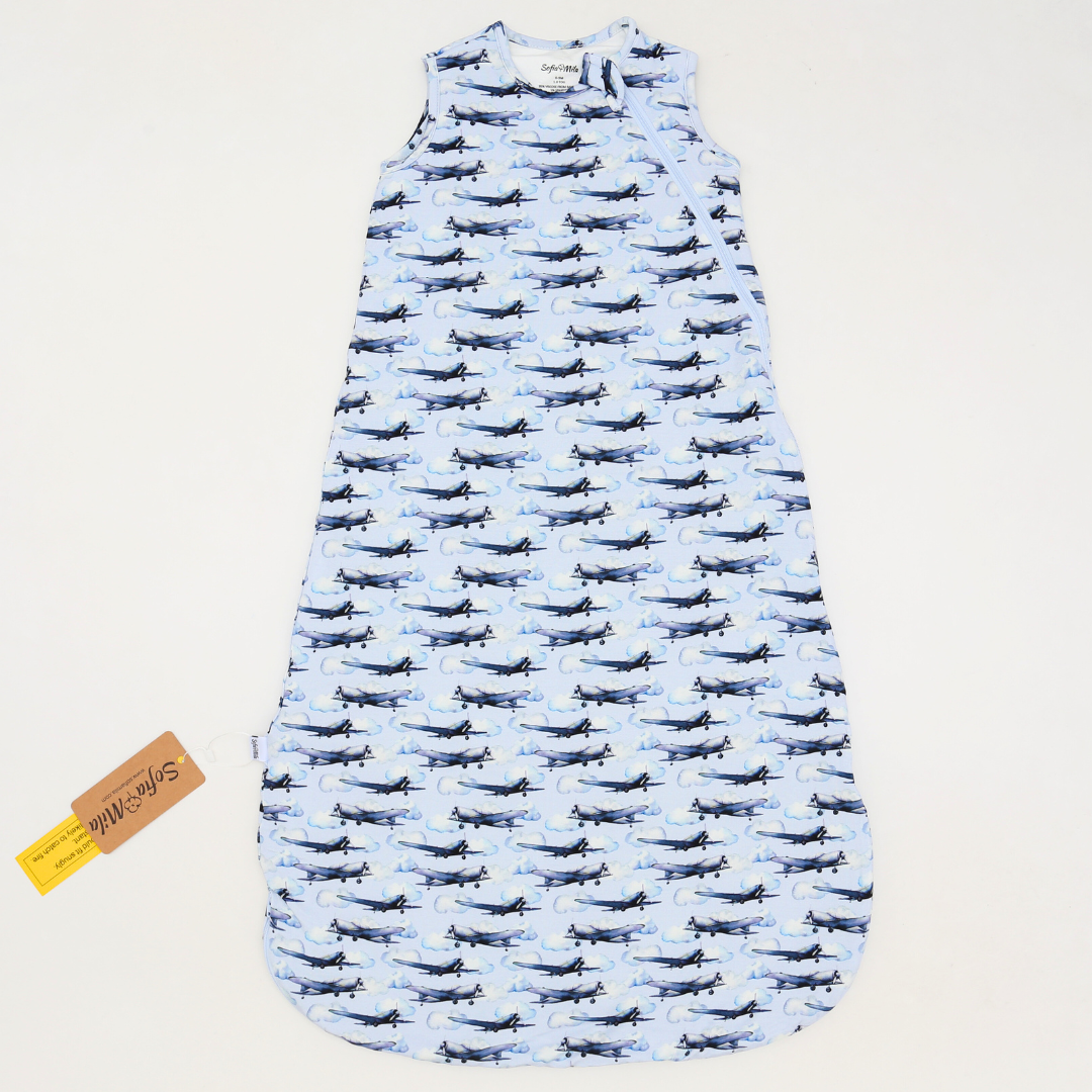 Bamboo Sleep Sack Airplane