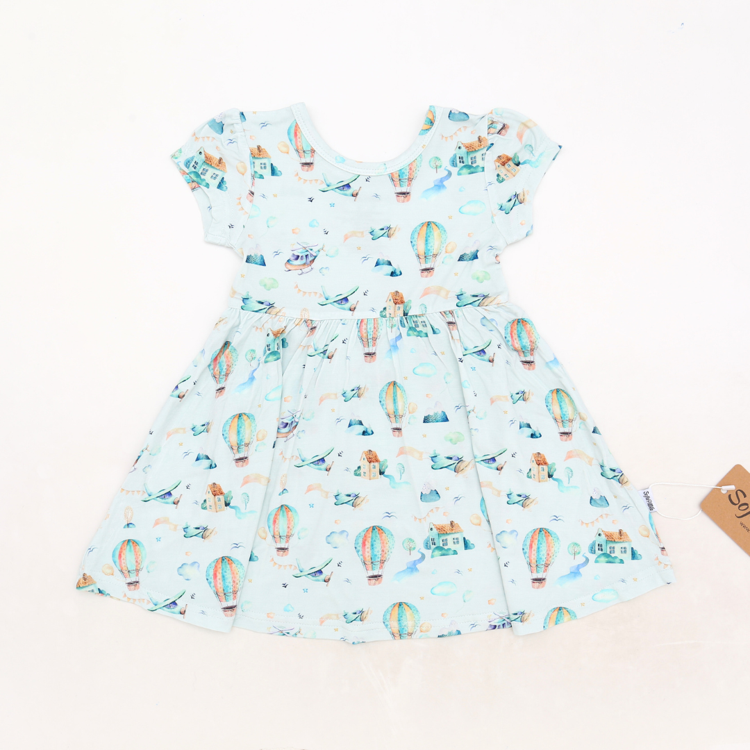 Bamboo Twirl Dress Little Voyager