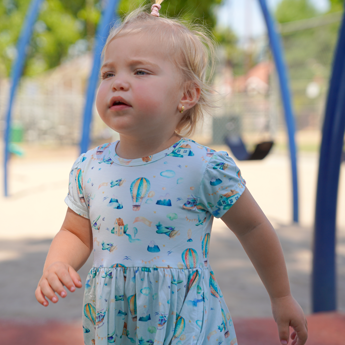 Bamboo Twirl Dress Little Voyager