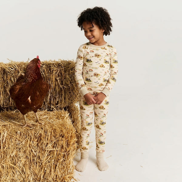 Bamboo Two-Piece Pajama Country Farm