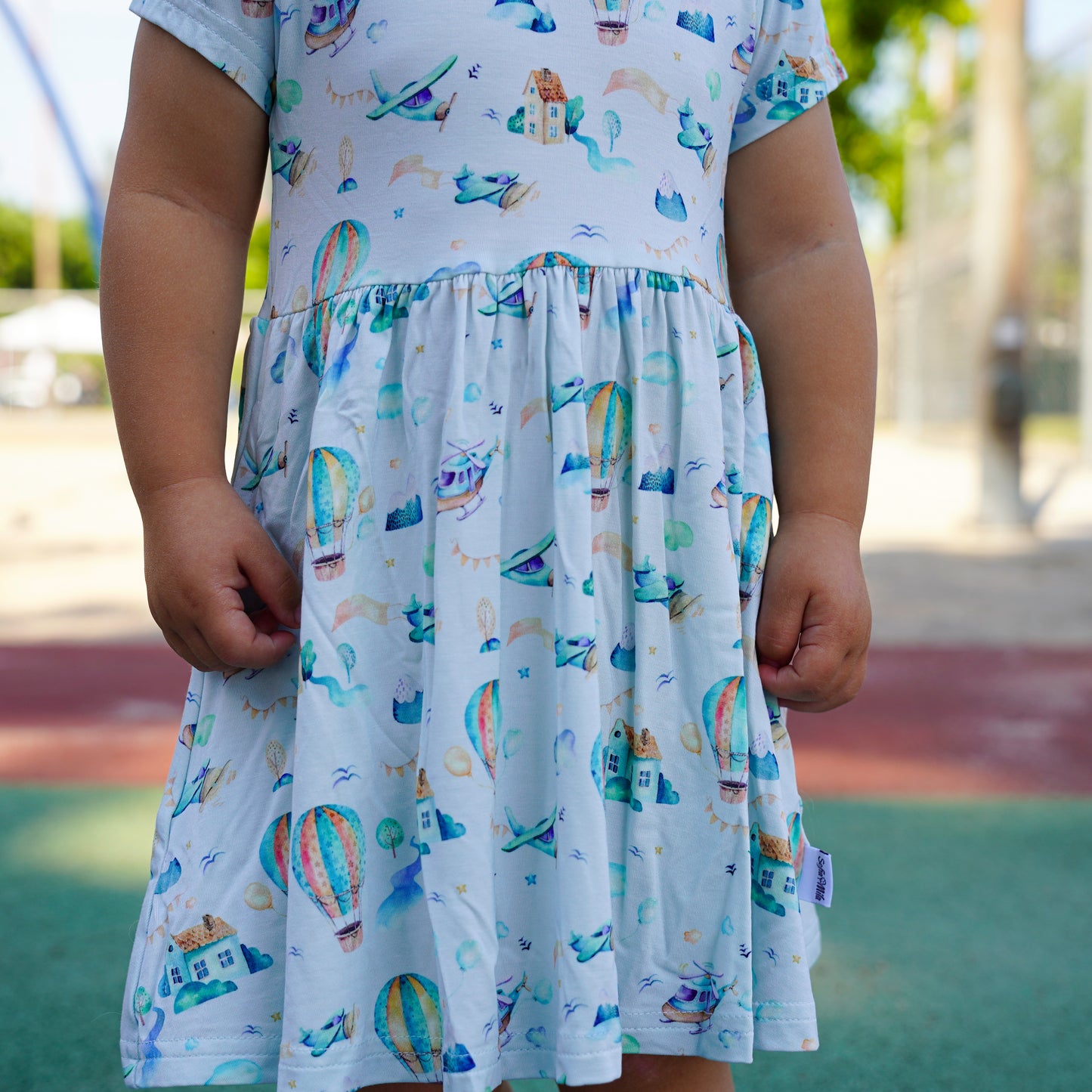 Bamboo Twirl Dress Little Voyager