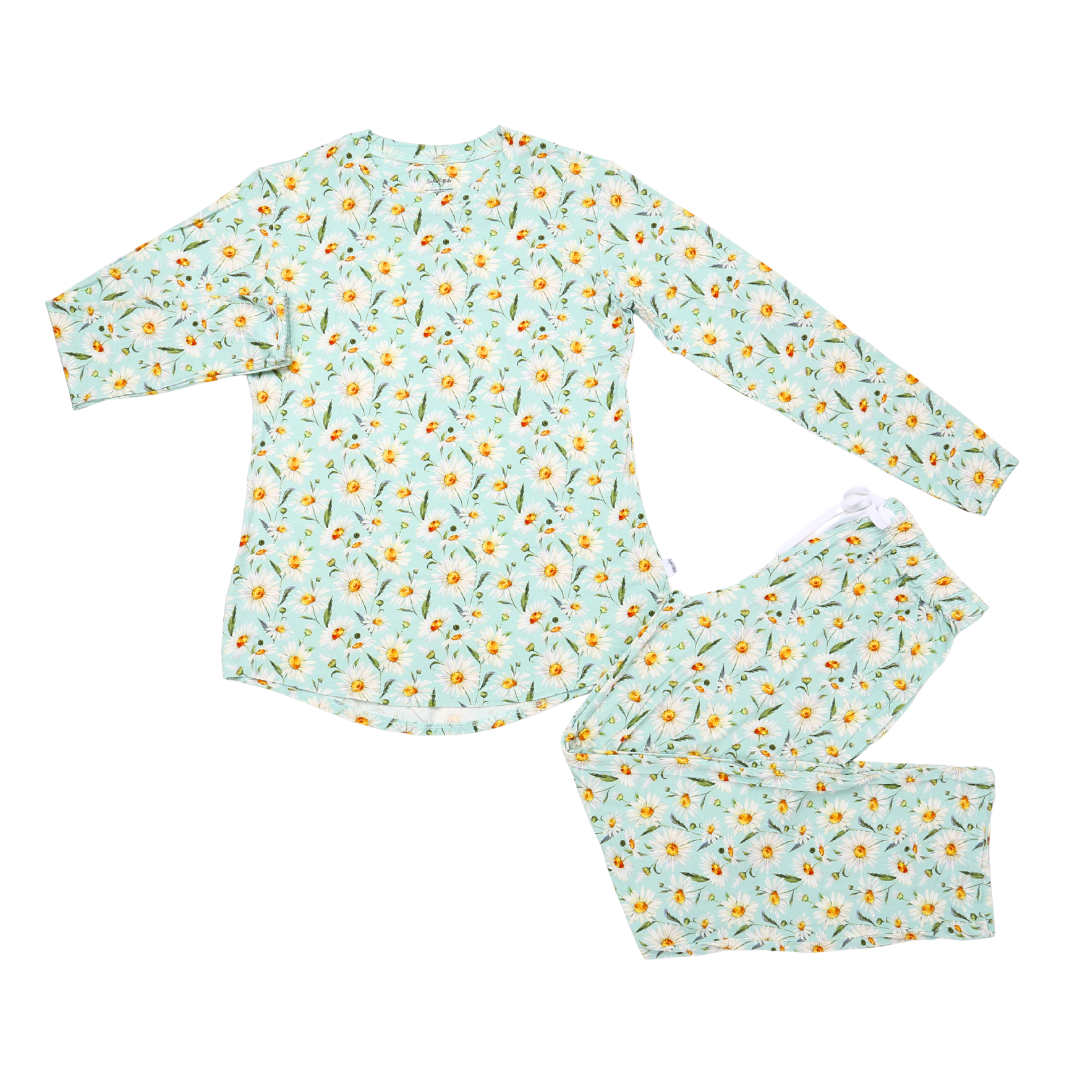 Women's Adult Bamboo Two Piece Daisy Dreams