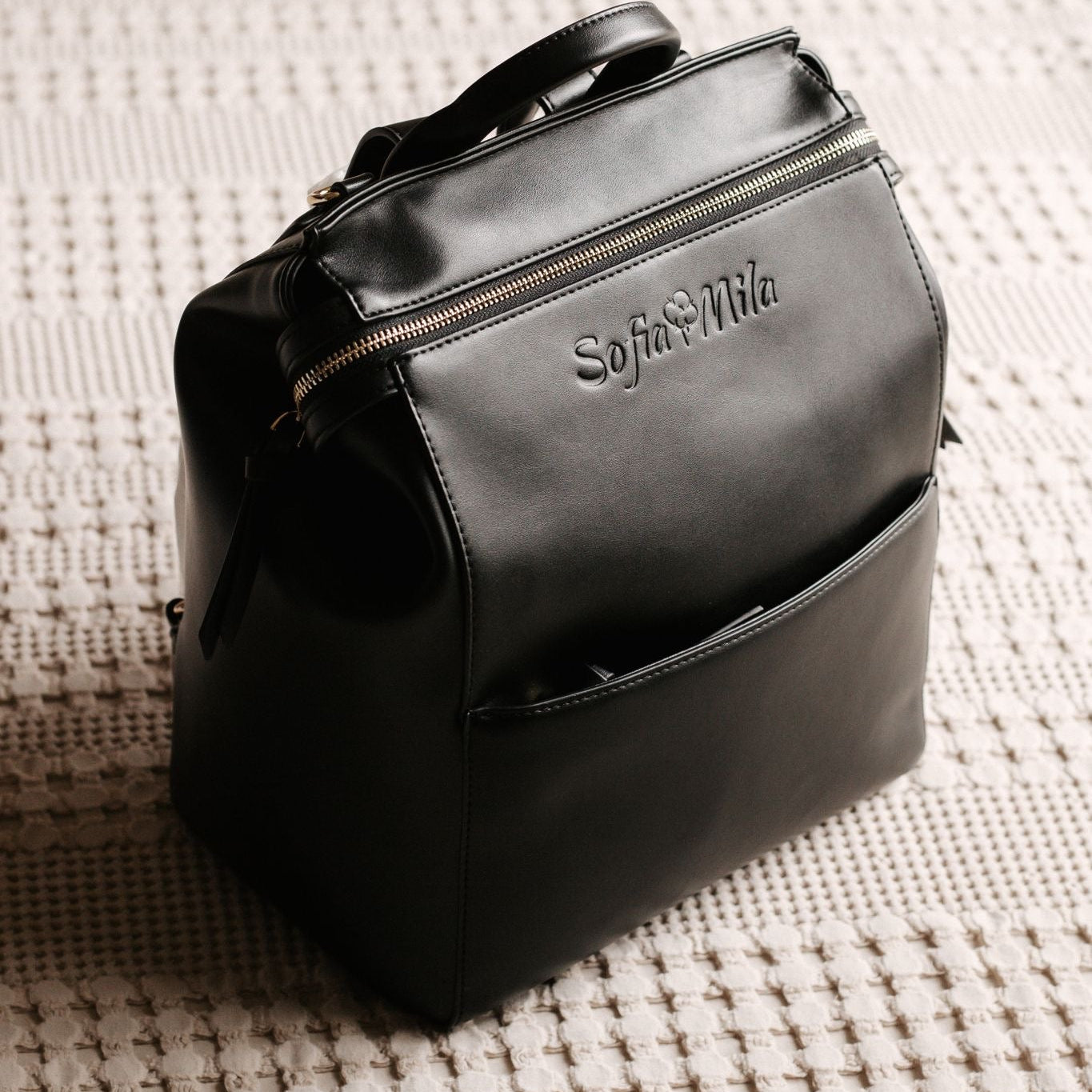 diaper bags backpack leather Luxe Diaper Bag/Backpack with Changing Pad and Stroller Straps