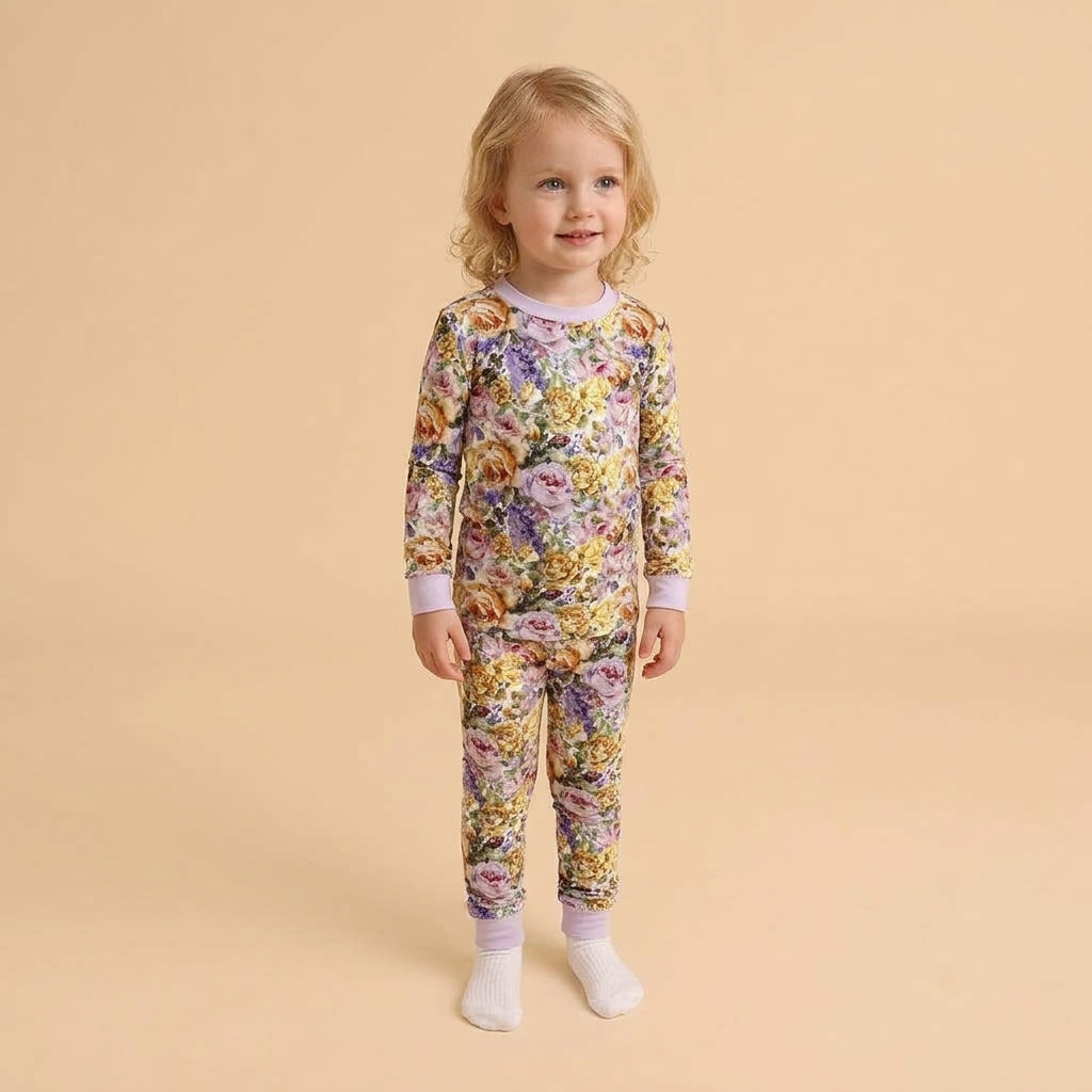 Bamboo Two-Piece Pajama Lavender Rose