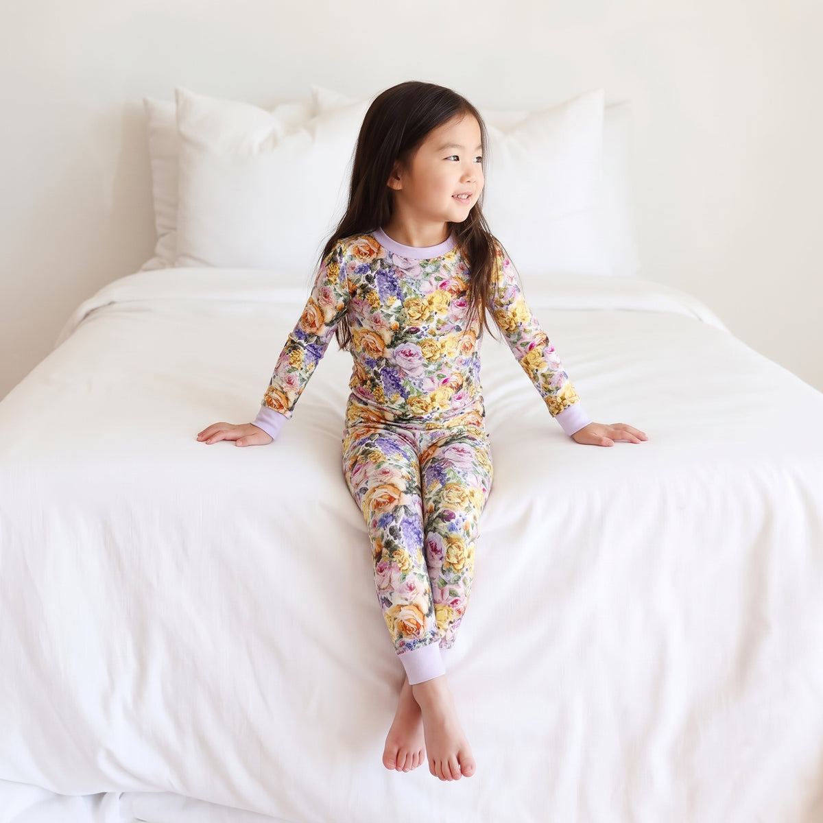 Bamboo Two-Piece Pajama Lavender Rose