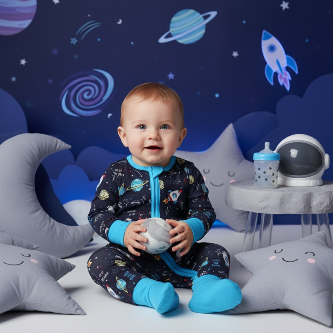 Bamboo Zippy Pajama Galactic Dreams