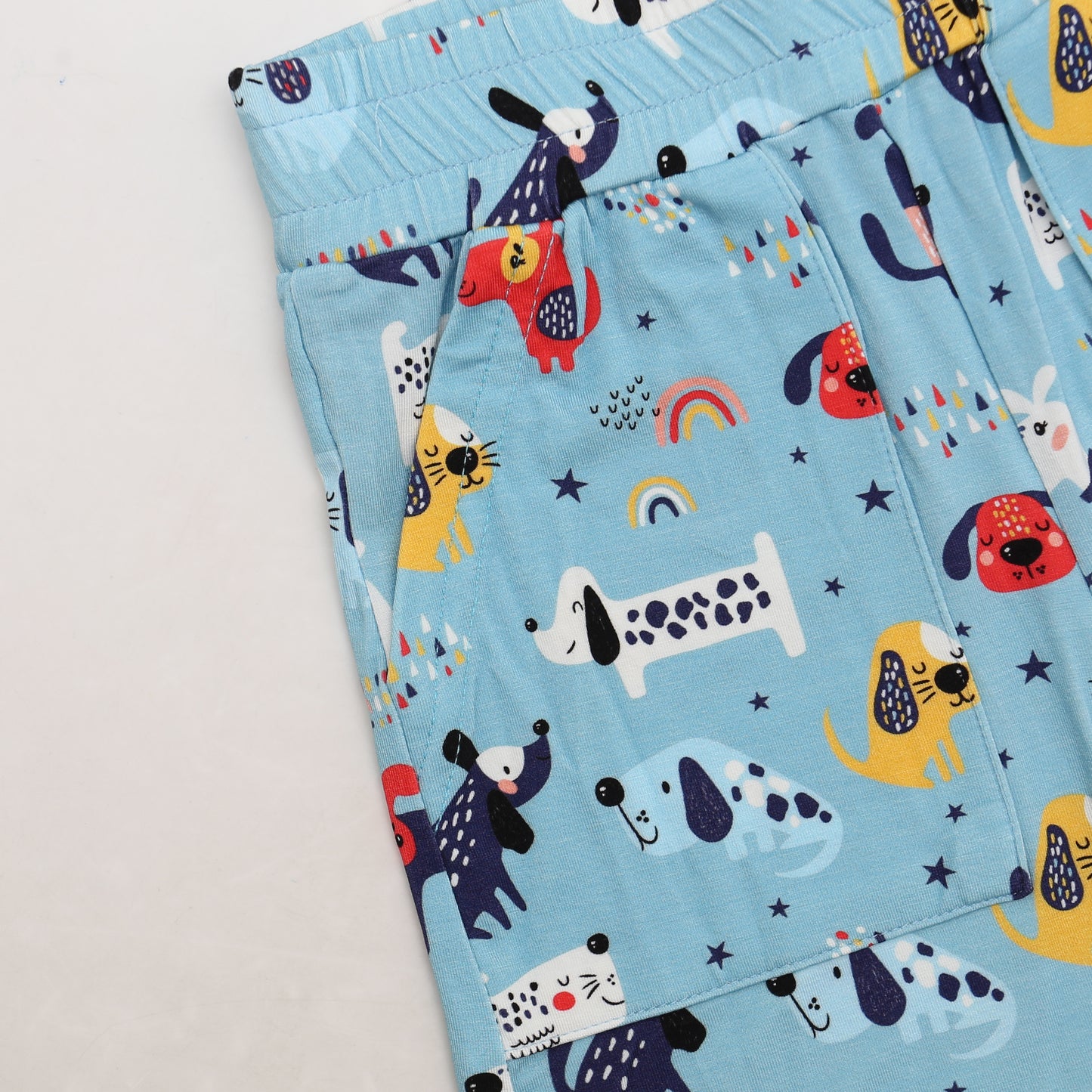 Bamboo Short Sleeve Two Piece Set Puppy Parade