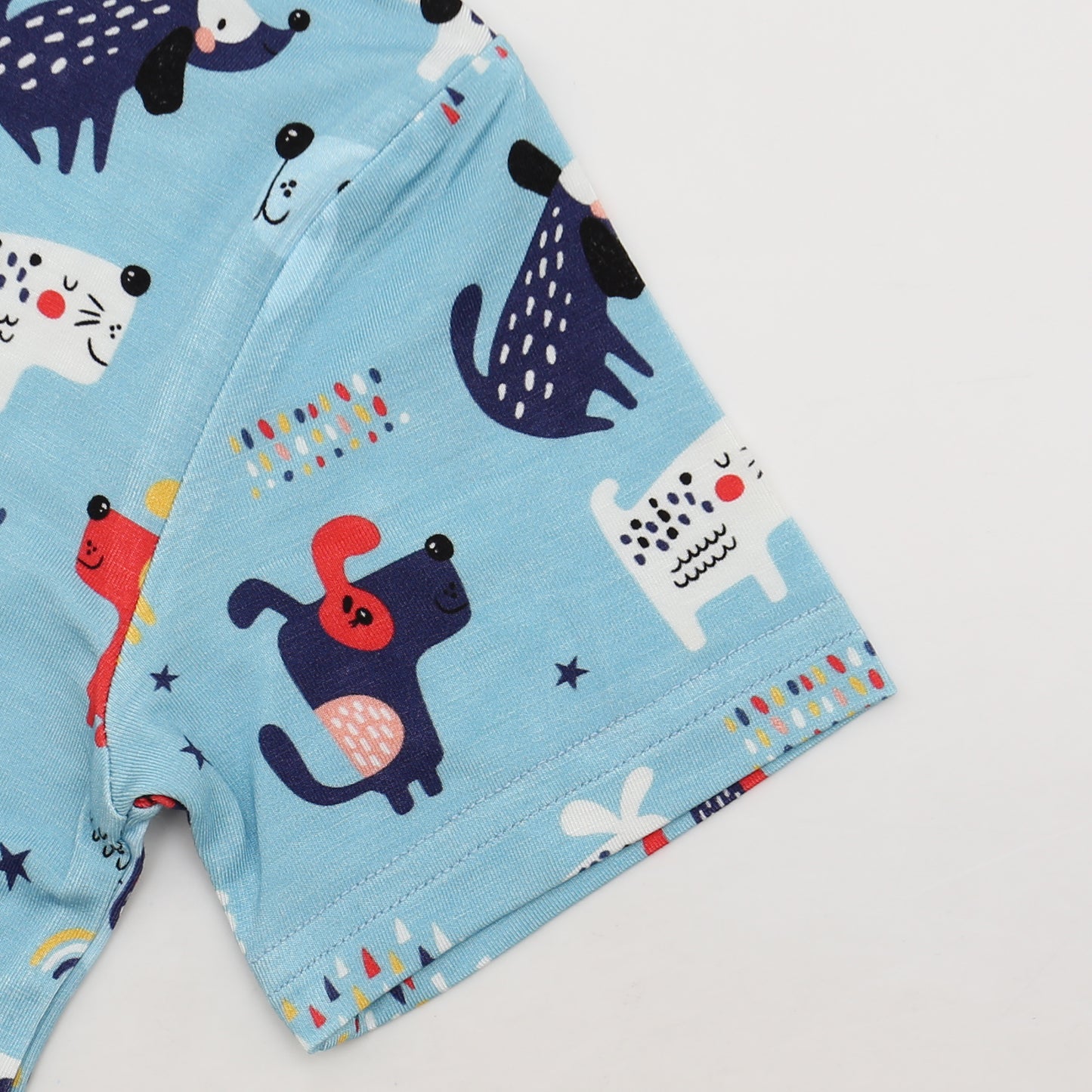 Bamboo Short Sleeve Two Piece Set Puppy Parade