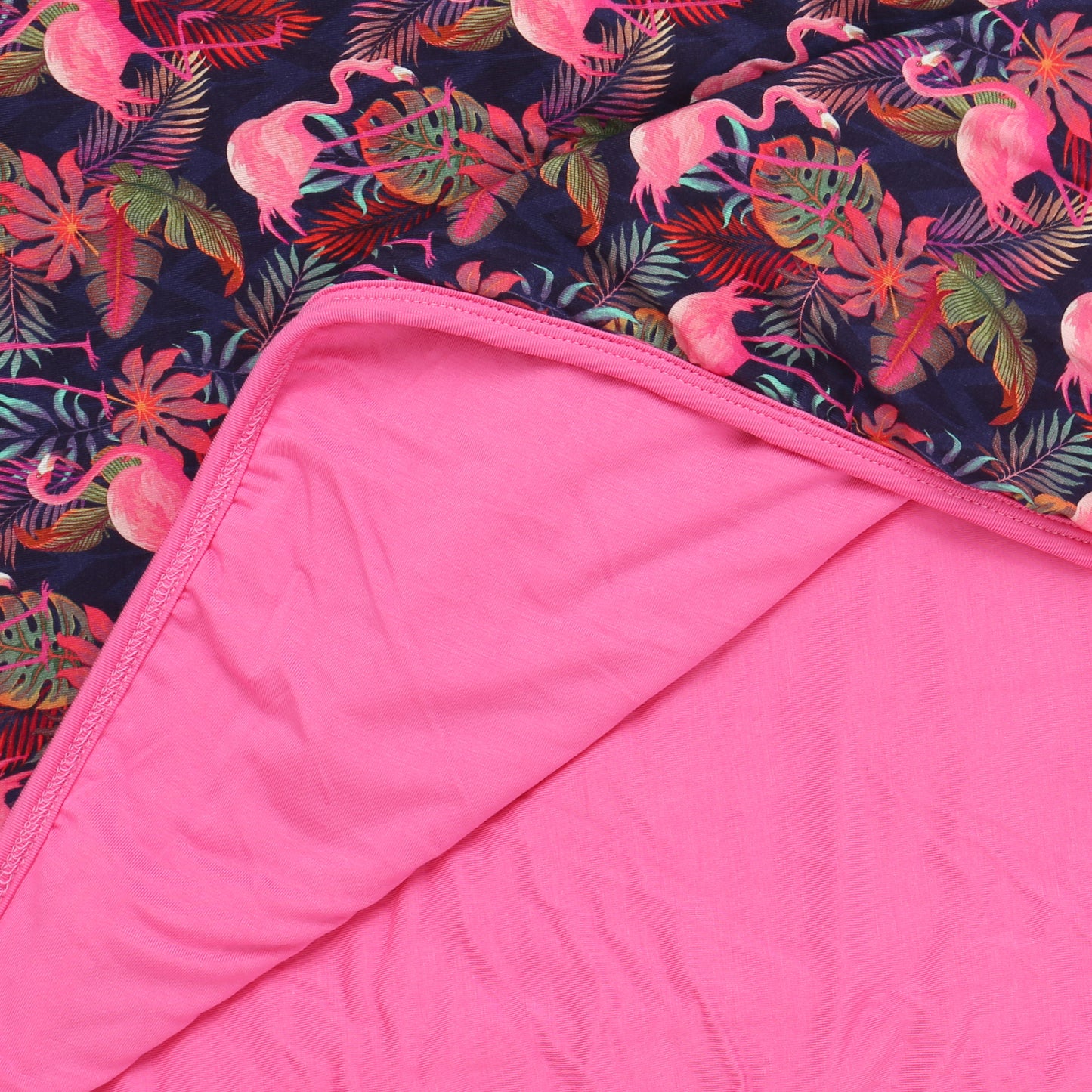 Bamboo Large Blanket Flamingo