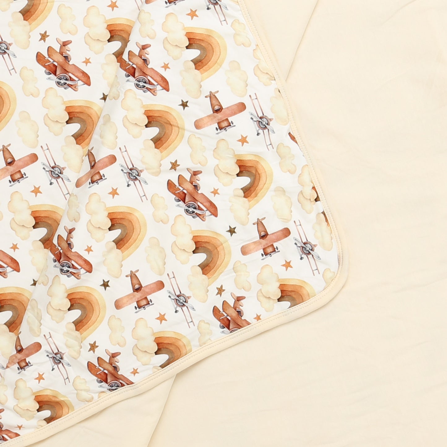 Bamboo Large Blanket Neutral Skies