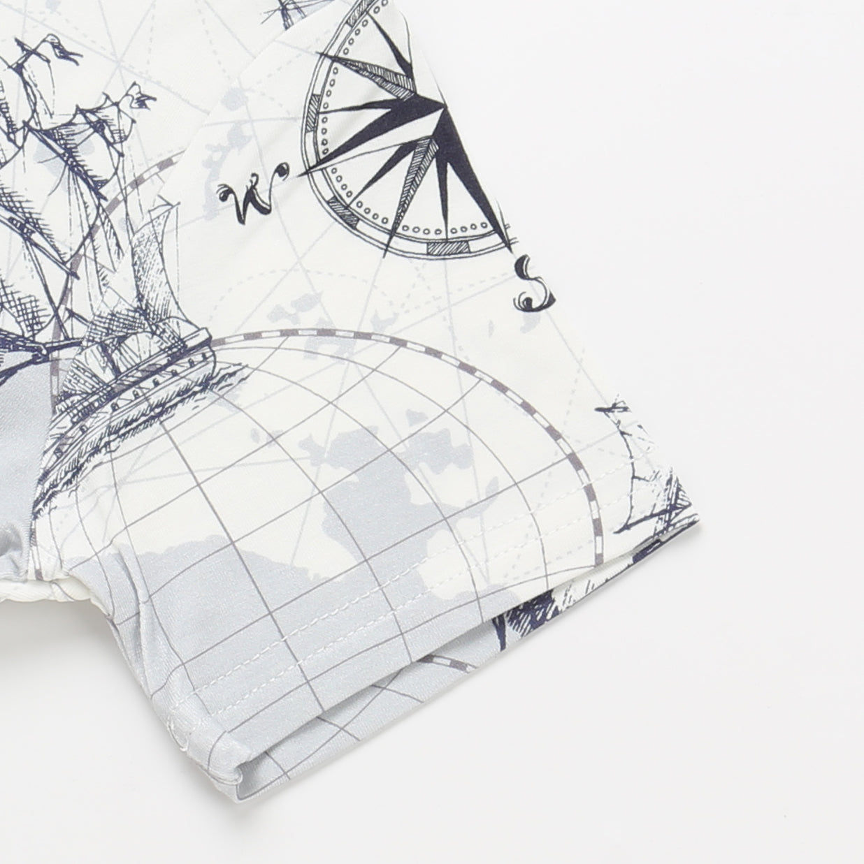 Bamboo Short Sleeve Two Piece Set Sailor